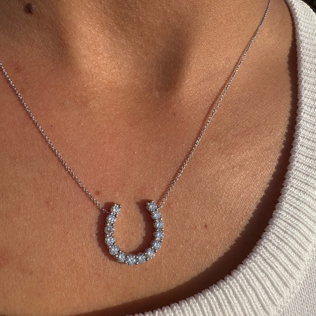 Diamond Horseshoe Necklace - Armans Fine Jewellery