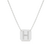 Diamond Initial Disc Necklace - Armans Fine Jewellery