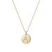 Diamond Initial Disc Necklace - Armans Fine Jewellery