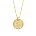 Diamond Initial Disc Pendant - Armans Fine Jewellery