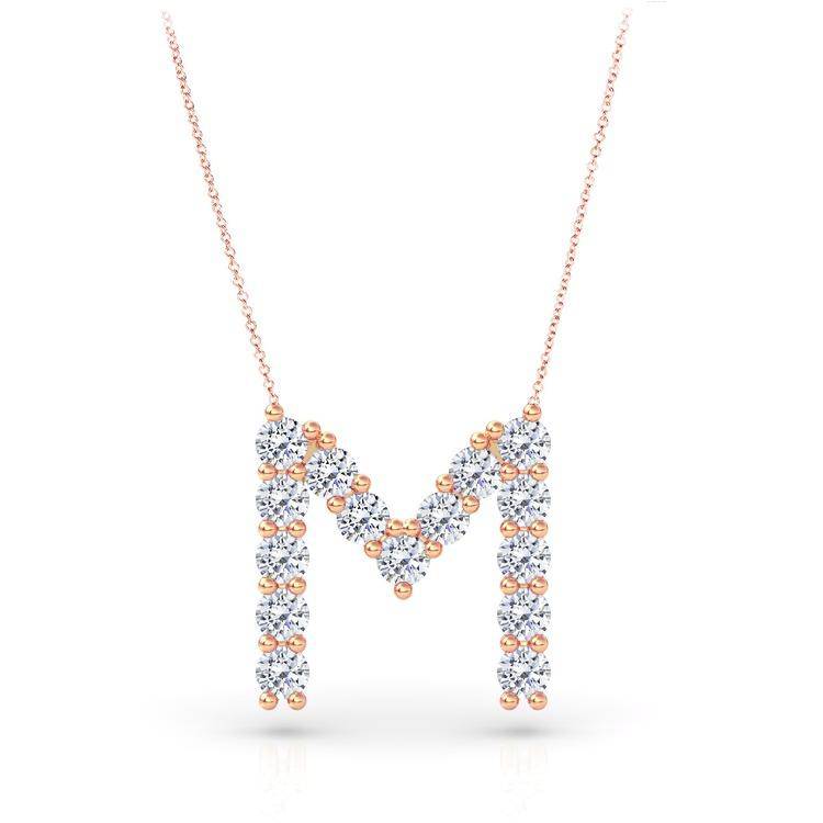Diamond Initial Pendant - Armans Fine Jewellery
