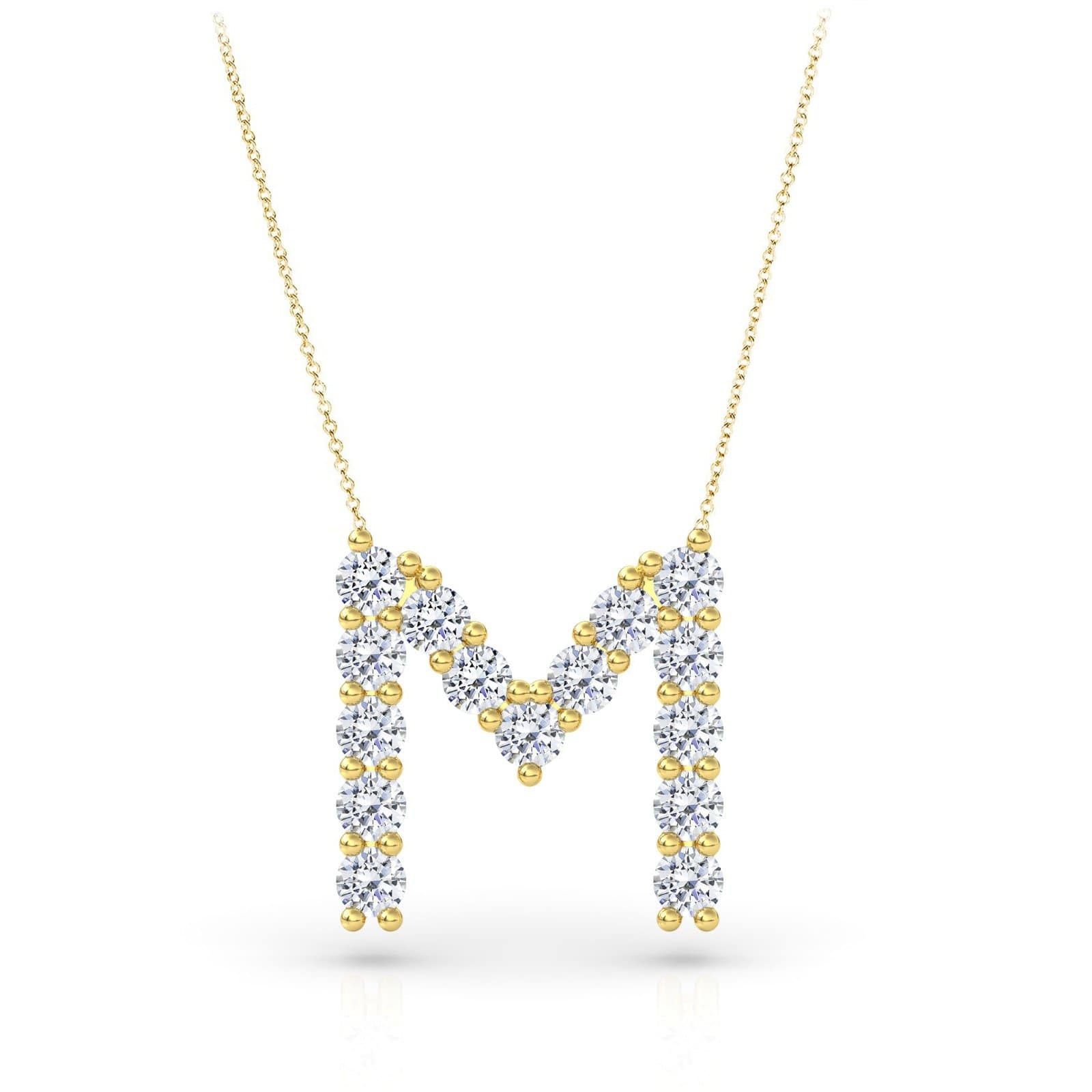 Diamond Initial Pendant - Armans Fine Jewellery