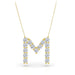 Diamond Initial Pendant - Armans Fine Jewellery