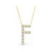 Diamond Initial Pendant - Armans Fine Jewellery