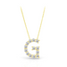 Diamond Initial Pendant - Armans Fine Jewellery