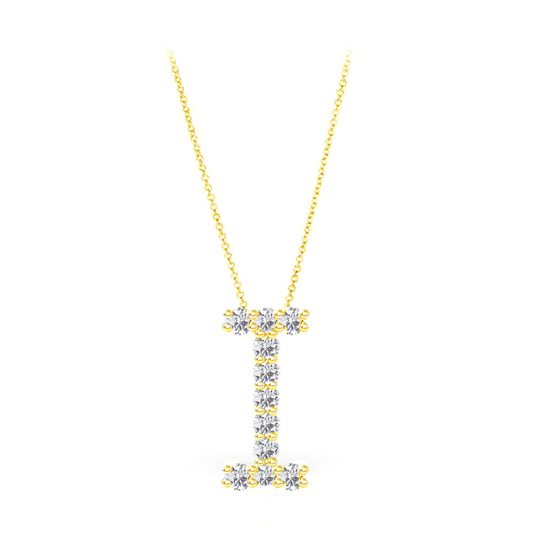 Diamond Initial Pendant - Armans Fine Jewellery