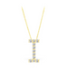 Diamond Initial Pendant - Armans Fine Jewellery