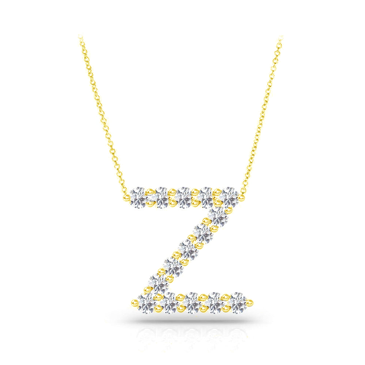 Diamond Initial Pendant - Armans Fine Jewellery