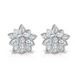 Diamond Lotus Flower Earrings - Armans Fine Jewellery