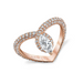 Diamond Marquise Heart Shaped Ring - Armans Fine Jewellery