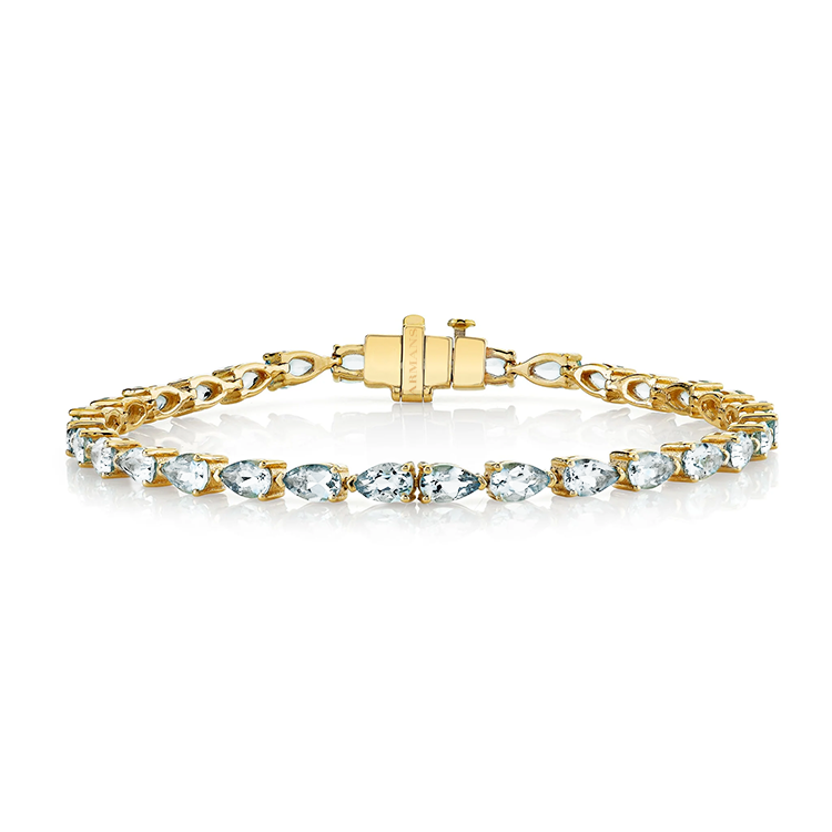 Diamond Pear Cut Bracelet - Armans Fine Jewellery