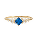 Diamond Petal Blue Sapphire Ring - Armans Fine Jewellery