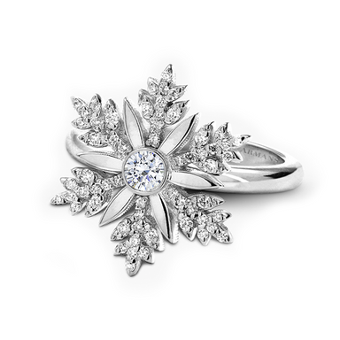 Diamond Snowflake Ring - Armans Fine Jewellery
