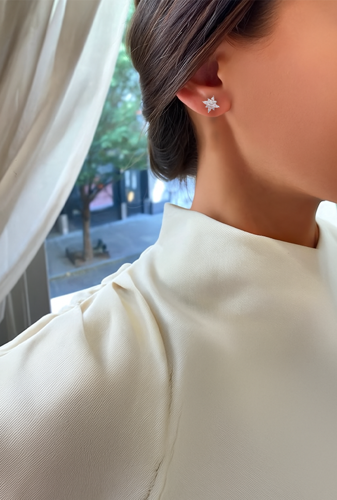 Diamond Star Studs - Armans Fine Jewellery