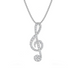 Diamond Treble Clef Necklace - Armans Fine Jewellery