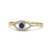 Diamond and Coloured Gemstone Evil Eye Ring - Armans Fine Jewellery