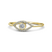 Diamond and Coloured Gemstone Evil Eye Ring - Armans Fine Jewellery