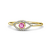 Diamond and Coloured Gemstone Evil Eye Ring - Armans Fine Jewellery