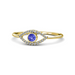 Diamond and Coloured Gemstone Evil Eye Ring - Armans Fine Jewellery
