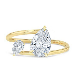 Double Pear Diamond Twist Ring | Toi Et Moi | Armans Fine Jewellery