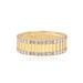 Double Row Pave Diamond Fluted Band - Armans Fine Jewellery