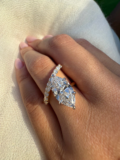 Halley's Comet Lab Grown Engagement Ring - Armans Fine Jewellery