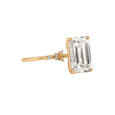 Eden Emerald Lab Grown Engagement Ring - Armans Fine Jewellery