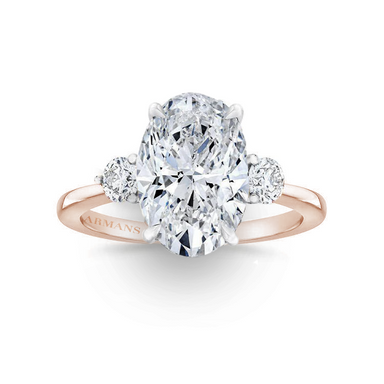 Elaina Three Stone Engagement Ring - Armans Fine Jewellery