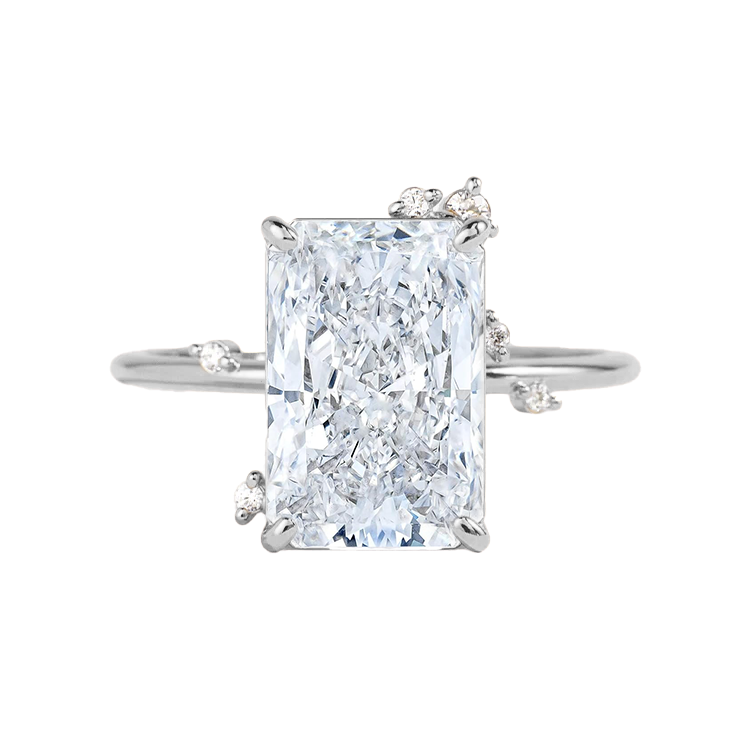 Elena Radiant Lab Grown Diamond Engagement Ring - Armans Fine Jewellery