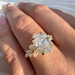 Oval Elora Diamond Cluster Engagement Ring - Armans Fine Jewellery
