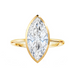 Elysia Marquise Bezel Engagement Ring - Armans Fine Jewellery