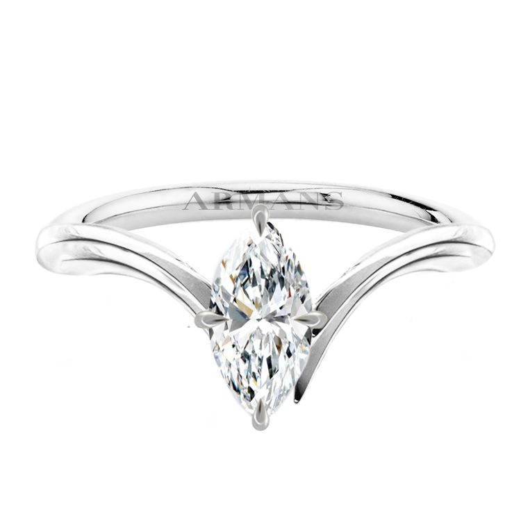 Elysian Marquise Lab Grown Engagement Ring - Armans Fine Jewellery