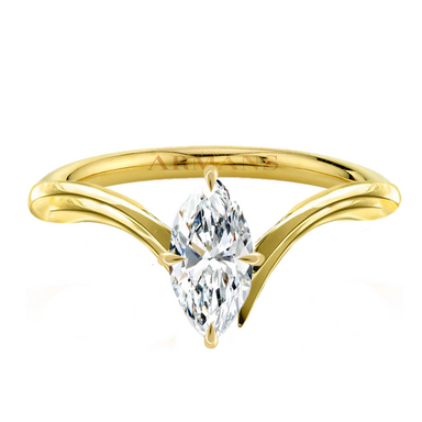Elysian Marquise Lab Grown Engagement Ring - Armans Fine Jewellery