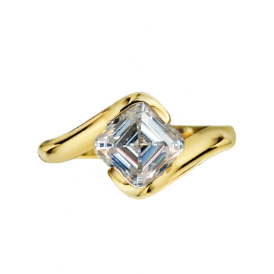 Fusion Asscher Engagement Ring - Armans Fine Jewellery