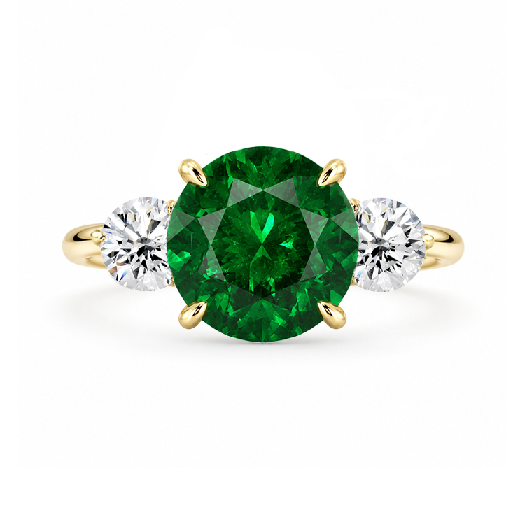 Emera Three Stone Engagement Ring