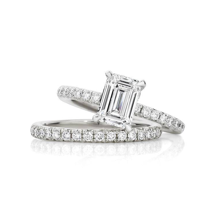 Emerald Allegra Engagement Ring - Armans Fine Jewellery