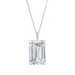 Emerald Diamond Drop Pendant - Armans Fine Jewellery