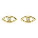 Evil Eye Bezel Studs - Armans Fine Jewellery