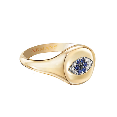 Evil Eye Pinky Ring - Armans Fine Jewellery