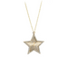 Fluted Diamond Star Necklace - Armans Fine Jewellery