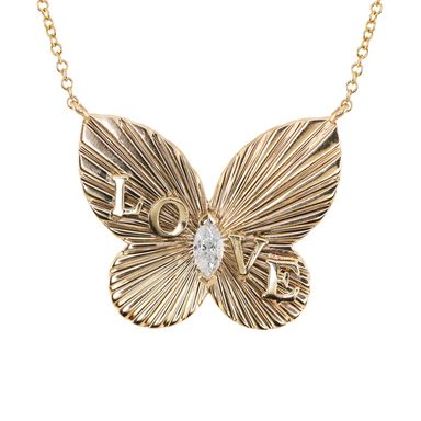 Fluttering Love Diamond Butterfly Necklace - Armans Fine Jewellery