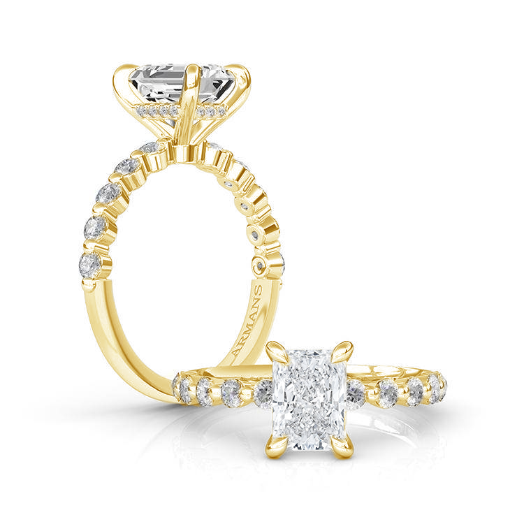 Frostbite Radiant Engagement Ring - Armans Fine Jewellery