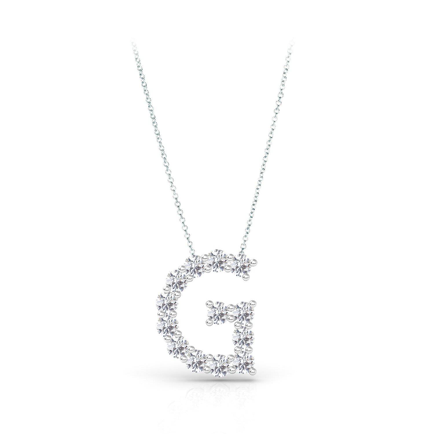 Diamond Initial Pendant - Armans Fine Jewellery