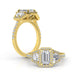 Golden Mirrors Engagement Ring - Armans Fine Jewellery