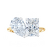 Golden Gemini Two Stone Lab Grown Engagement Ring - Armans Fine Jewellery