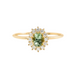 Green Emerald Diamond Engagement Ring - Armans Fine Jewellery