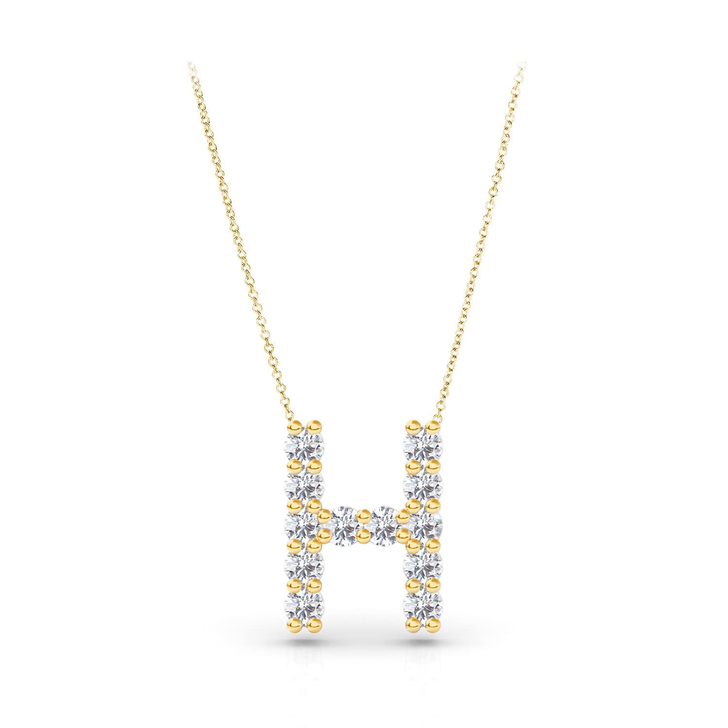 Diamond Initial Pendant - Armans Fine Jewellery