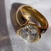 Half Bezel Thalia Lab Grown Engagement Ring - Armans Fine Jewellery