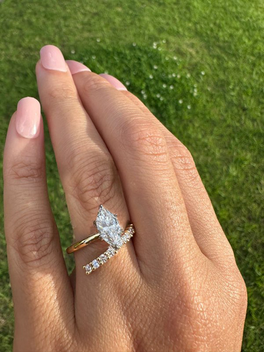 Halley's Comet Engagement Ring - Armans Fine Jewellery