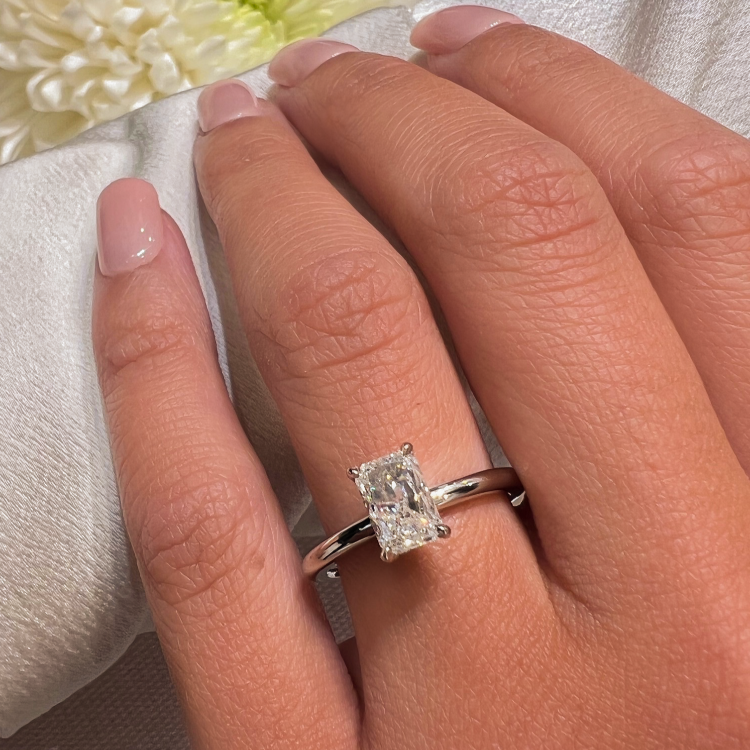 Ravishing Radiant Lab Grown Engagement Ring - Armans Fine Jewellery